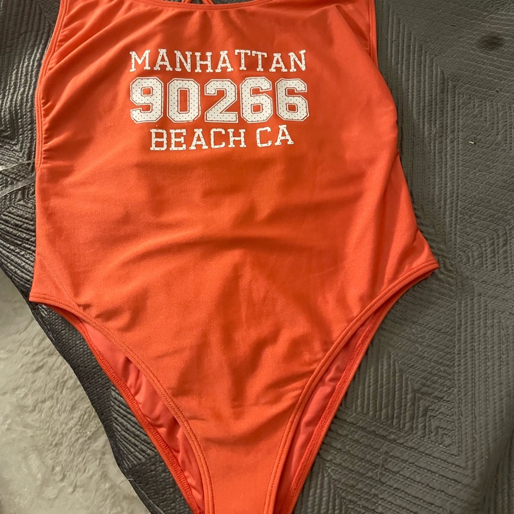 Orange Manhattan Beach CA Swimsuit *Brand New*